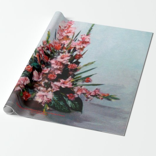 Bodegón de flores/Still life of flowers ラッピングペーパー (アンロールド)