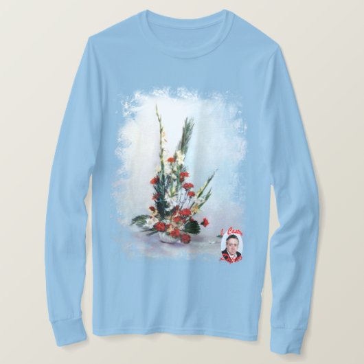 Bodegón de flores tシャツ (デザイン正面)