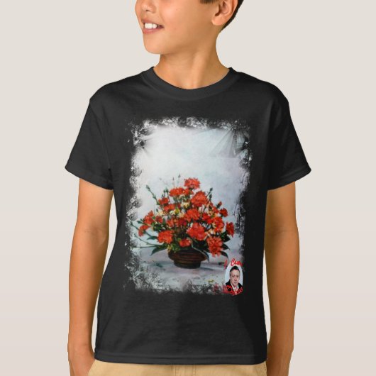 Bodegón de flores tシャツ (正面)