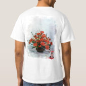 Bodegón de flores tシャツ (裏面)