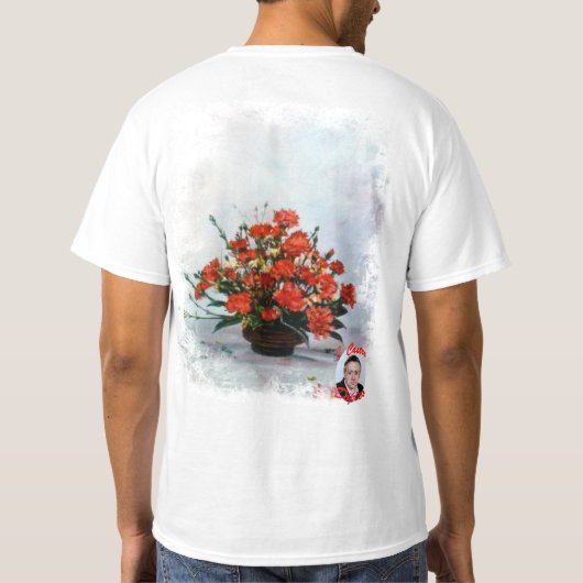 Bodegón de flores tシャツ (裏面)