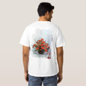Bodegón de flores tシャツ (裏面フル)