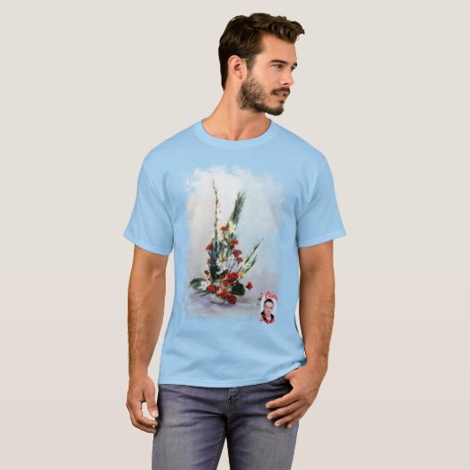 Bodegón de flores tシャツ (正面フル)