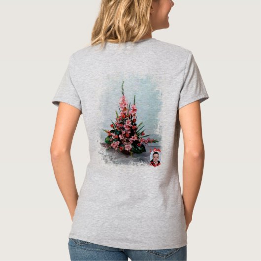 Bodegón de flores tシャツ (裏面)