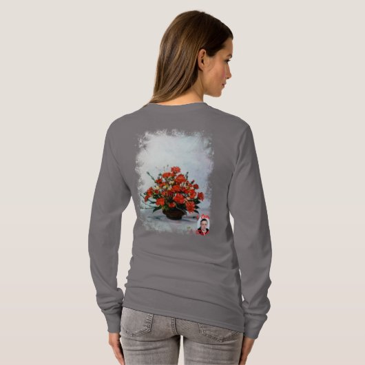 Bodegón de flores tシャツ (裏面フル)