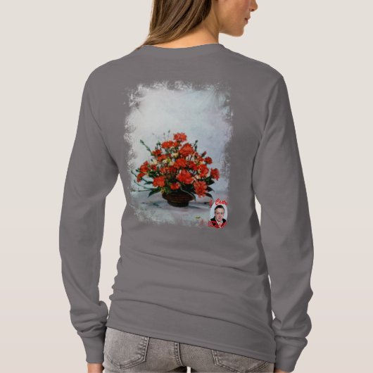 Bodegón de flores tシャツ (裏面)