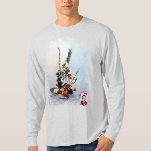 Bodegón de flores tシャツ (正面)