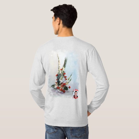 Bodegón de flores tシャツ (裏面フル)