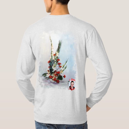 Bodegón de flores tシャツ (裏面)