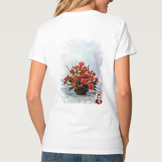 Bodegón de flores tシャツ (裏面)