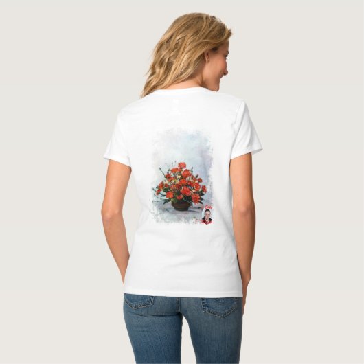 Bodegón de flores tシャツ (裏面フル)