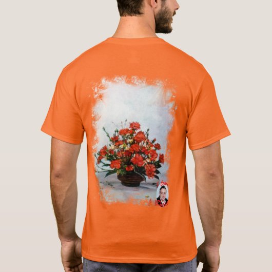 Bodegón de flores tシャツ (裏面)