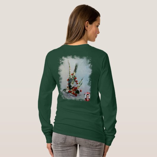 Bodegón de flores tシャツ (裏面フル)