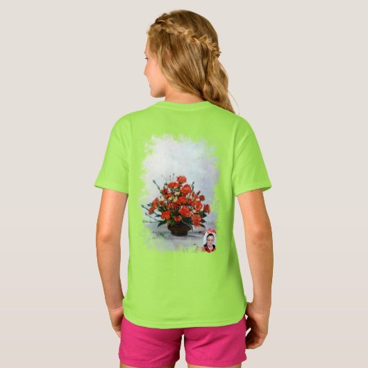 Bodegón de flores tシャツ (裏面フル)