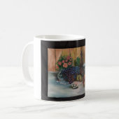 Bodegón de Frutas y Flores コーヒーマグカップ (正面左)