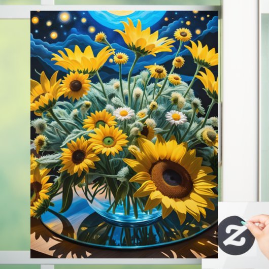 Bodegón Flores y Noche 1 - 001 ウィンドウサイン (ホーム)