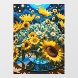 Bodegón Flores y Noche 1 - 001 ウィンドウサイン