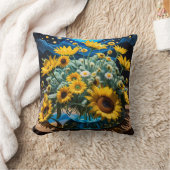 Bodegón Flores y Noche 1 - 001 クッション (ブランケット)