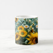 Bodegón Flores y Noche 1 - 001 コーヒーマグカップ (中央)