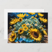 Bodegón Flores y Noche 1 - 001 シーズンポストカード (正面/裏面)