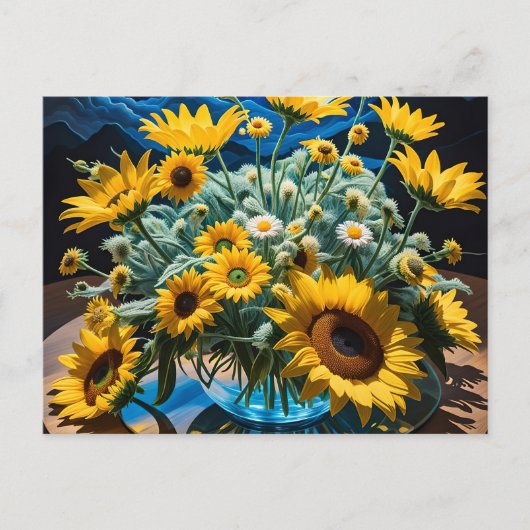 Bodegón Flores y Noche 1 - 001 シーズンポストカード (正面)