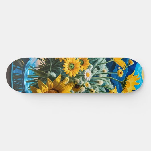 Bodegón Flores y Noche 1 - 001 スケートボード (横)