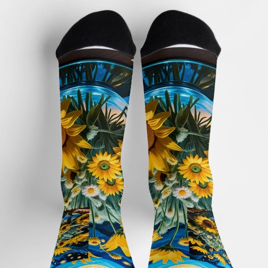 Bodegón Flores y Noche 1 - 001 ソックス (上部)