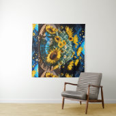 Bodegón Flores y Noche 1 - 001 タペストリー (インサイチュ(横))