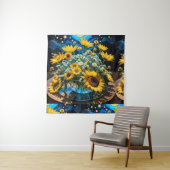 Bodegón Flores y Noche 1 - 001 タペストリー (インサイチュ)