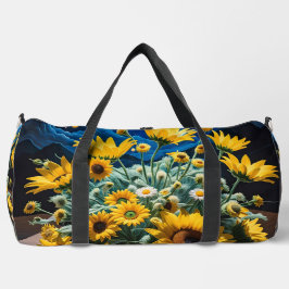 Bodegón Flores y Noche 1 - 001 ダッフルバッグ
