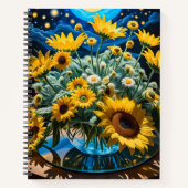 Bodegón Flores y Noche 1 - 001 ノートブック (正面)