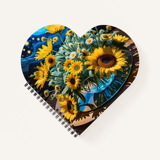 Bodegón Flores y Noche 1 - 001 ノートブック (正面)