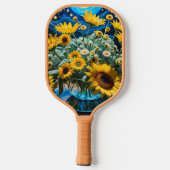 Bodegón Flores y Noche 1 - 001 ピックルボールラケット (裏面)