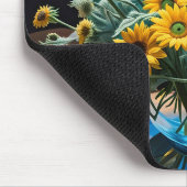 Bodegón Flores y Noche 1 - 001 マウスパッド (コーナー)