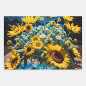 Bodegón Flores y Noche 1 - 001 ラッピングペーパーシート (正面2)