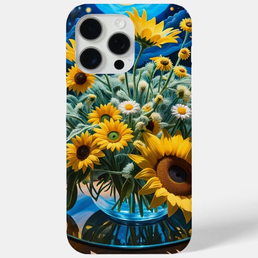 Bodegón Flores y Noche 1 - 001 Case-Mate iPhoneケース (裏面)