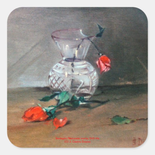 Bodegón/Natureza morta/Still life. スクエアシール (正面)