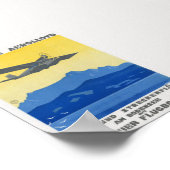 Bodensee Aerolloyd Vintage Poster 1925 ポスター (角)