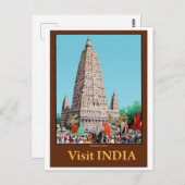 Bodh Gaya(インド) ポストカード (正面/裏面)