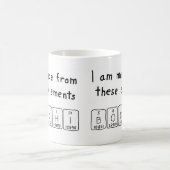 Bodhiの周期表の名前のマグ コーヒーマグカップ (中央)