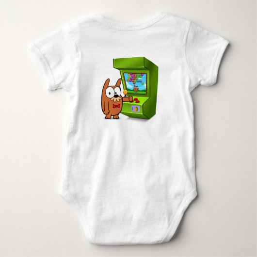Bodie Bebê | Mrs. Grumpy ベビーボディスーツ (裏面)