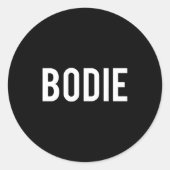 Bodie - Cool New Funny Name Fan Gift Tee  ラウンドシール (正面)