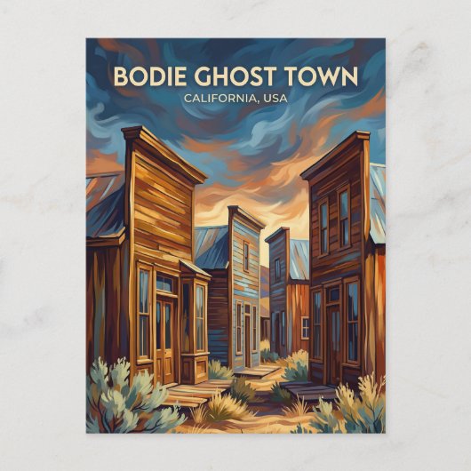 Bodie Ghost Town USA ポストカード (正面)