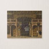 Bodleianの図書館のインテリア、イラストレーションのための ジグソーパズル (横)