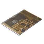 Bodleianの図書館のインテリア、イラストレーションのための ノートブック (左側)