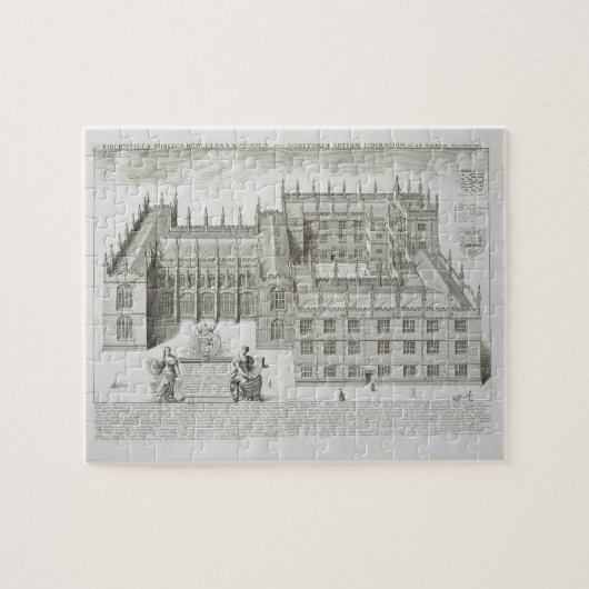 Bodleianの図書館、「Oxonia Illustrataからのオックスフォード、 ジグソーパズル (横)