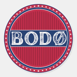 Bodø City Pride Emblem – Norwegian Identity ラウンドシール