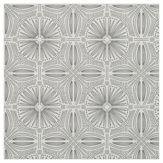 Bodulo boho art deco line ファブリック (見本)
