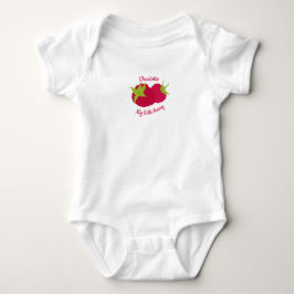 Body bébé framboise 2 ベビーボディスーツ