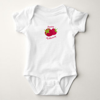 Body bébé framboise 2 ベビーボディスーツ